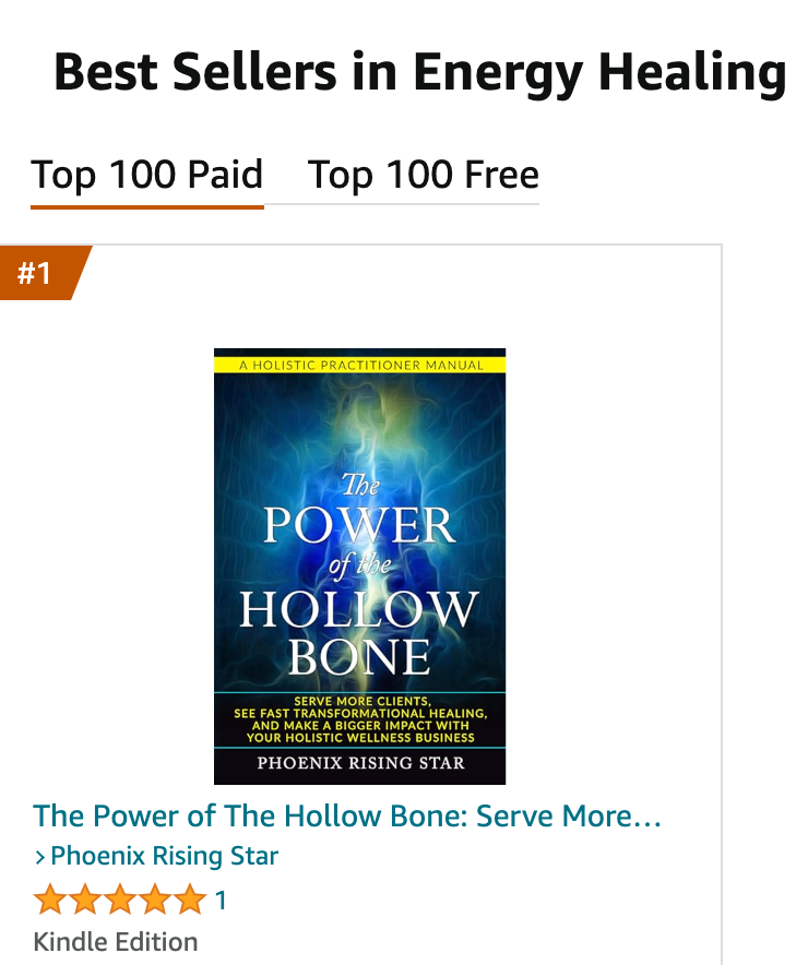 Power of The Hollow Bone #1 Amazon best seller